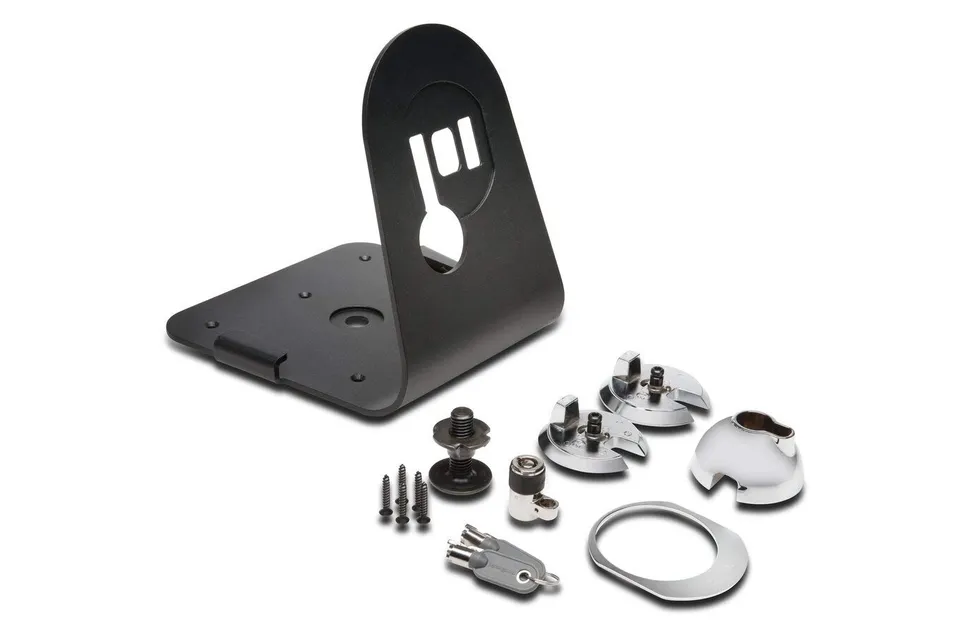 kensington-safestand-universal-keyed-locking-station-for-imac-k67822ww-chrome image 1