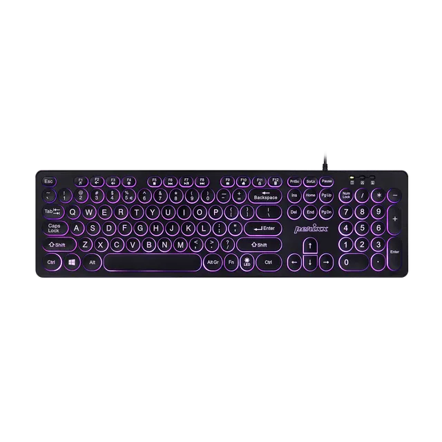 perixx-periboard-317r-wired-backlit-standard-keyboard-with-rounded-keys image 1