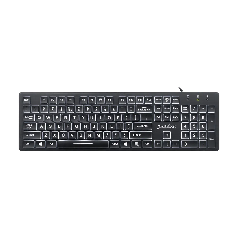 perixx-periboard-317-wired-backlit-standard-keyboard-with-large-print-letters image 1