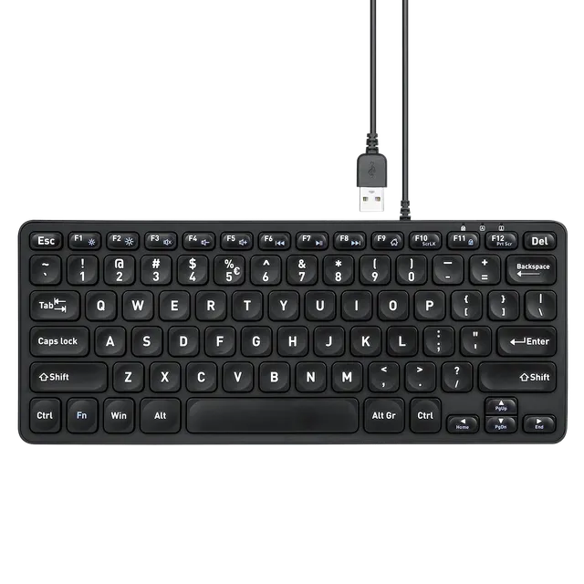 perixx-periboard-432-wired-slim-mini-scissor-keyboard-with-large-print-keys image 1