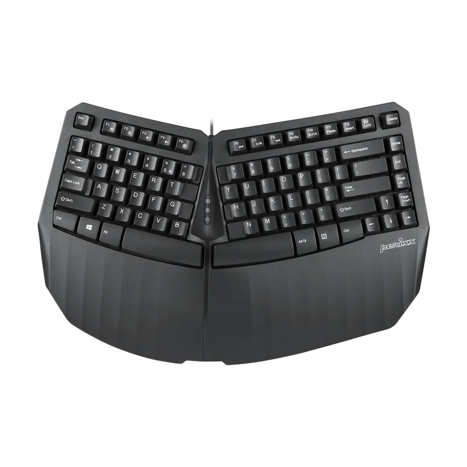 perixx-periboard-413-wired-mini-ergonomic-keyboard-with-integrated-palm-rest image 1