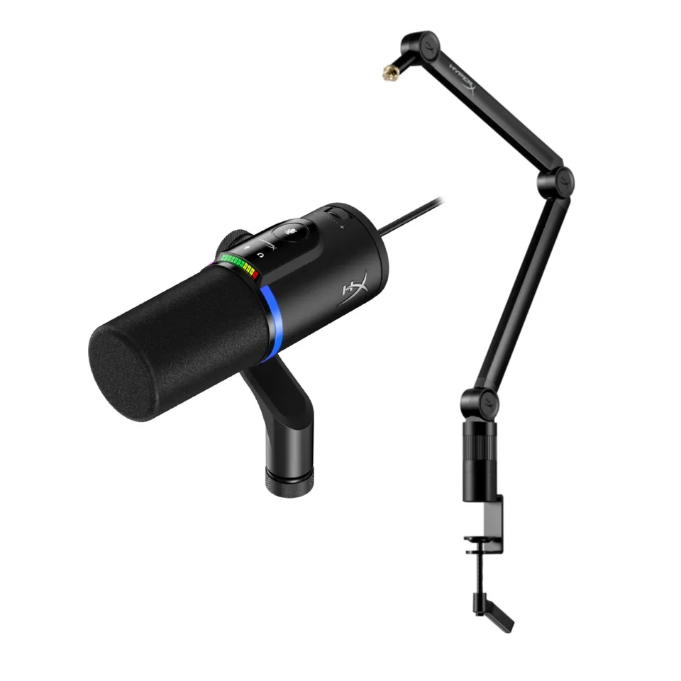 hyperx-flipcast-microphone-caster-arm-bundle image 1