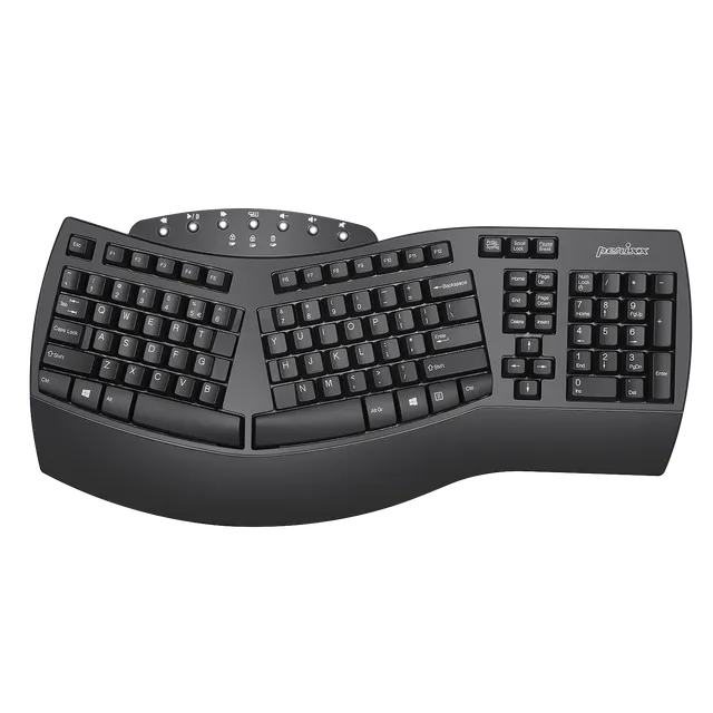perixx-periboard-612-wireless-ergonomic-split-keyboard-with-2-4g-and-bluetooth-f image 1