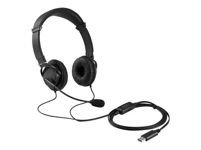 kensington-hi-fi-usb-headphones-with-mic-volume-control-k33065ww image 1