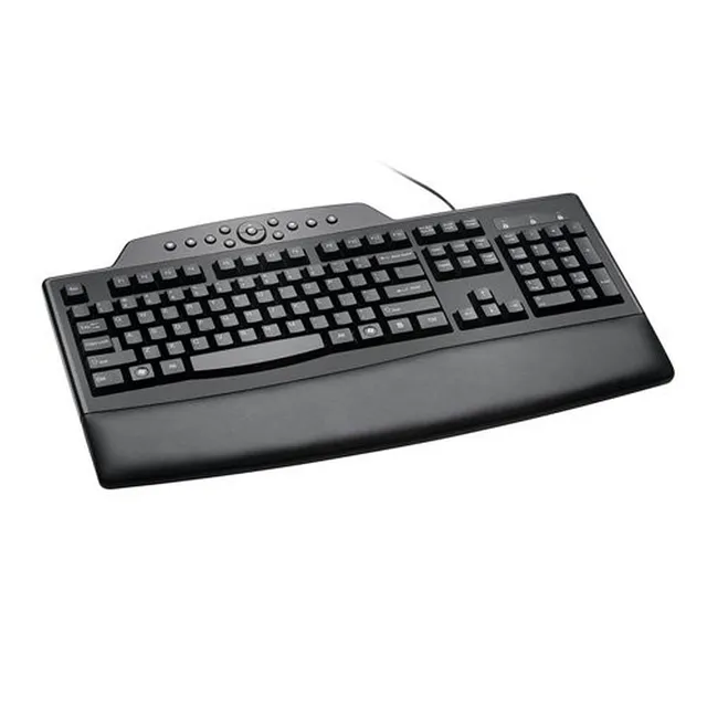 kensington-pro-fit-wired-comfort-keyboard-k72402us-nine-way-adjustable-feet-padd image 1