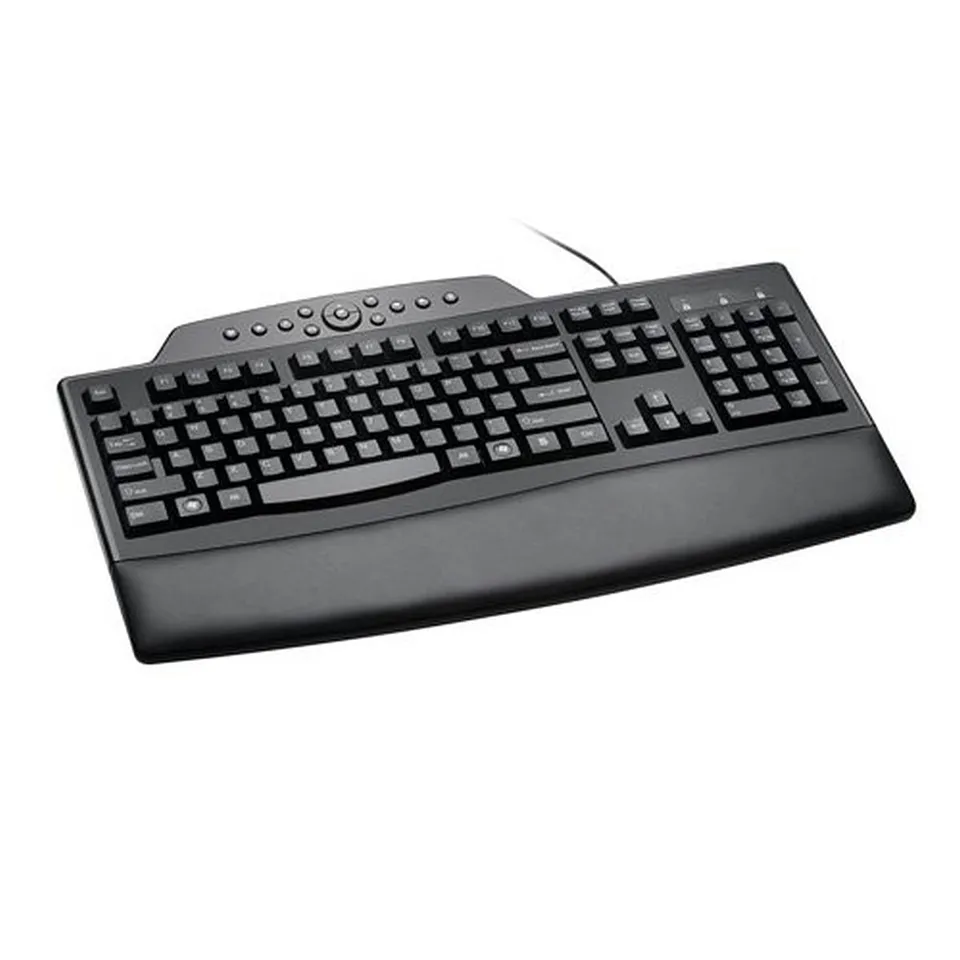 kensington-pro-fit-wired-comfort-keyboard-k72402us-nine-way-adjustable-feet-padd image 1