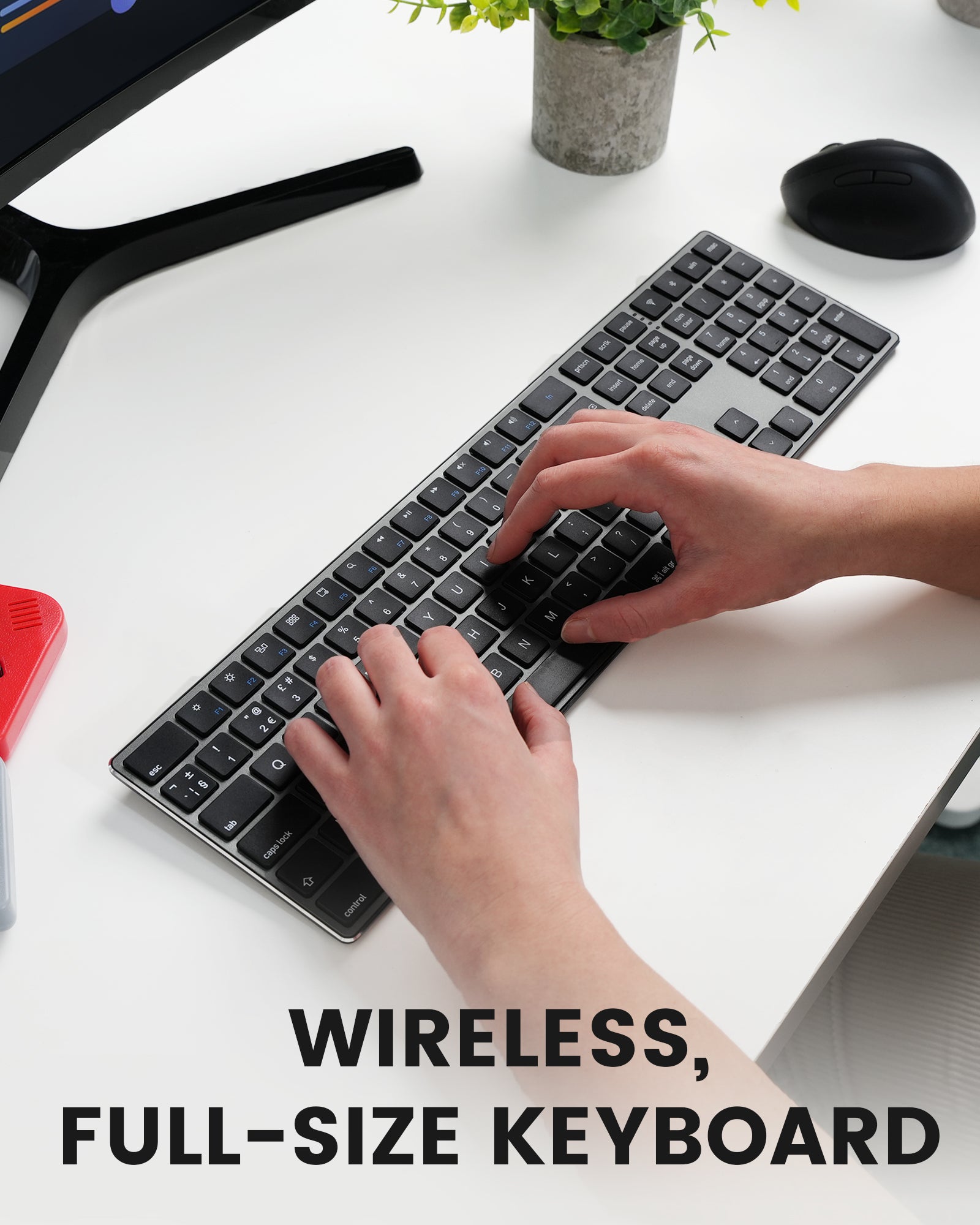 perixx-periboard-817-wireless-multi-device-keyboard-with-aluminum-frame image 2