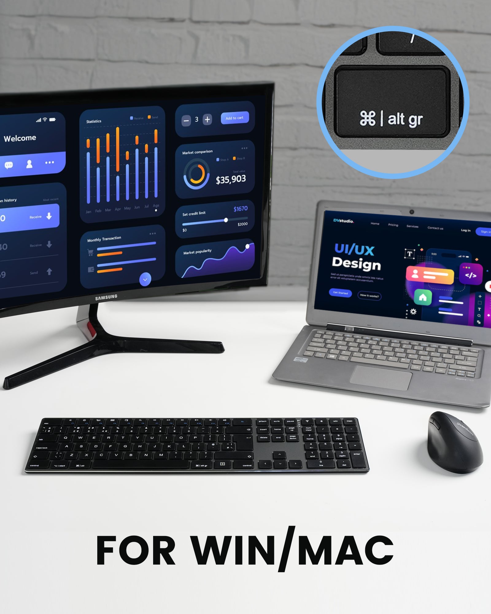 perixx-periboard-817-wireless-multi-device-keyboard-with-aluminum-frame image 8