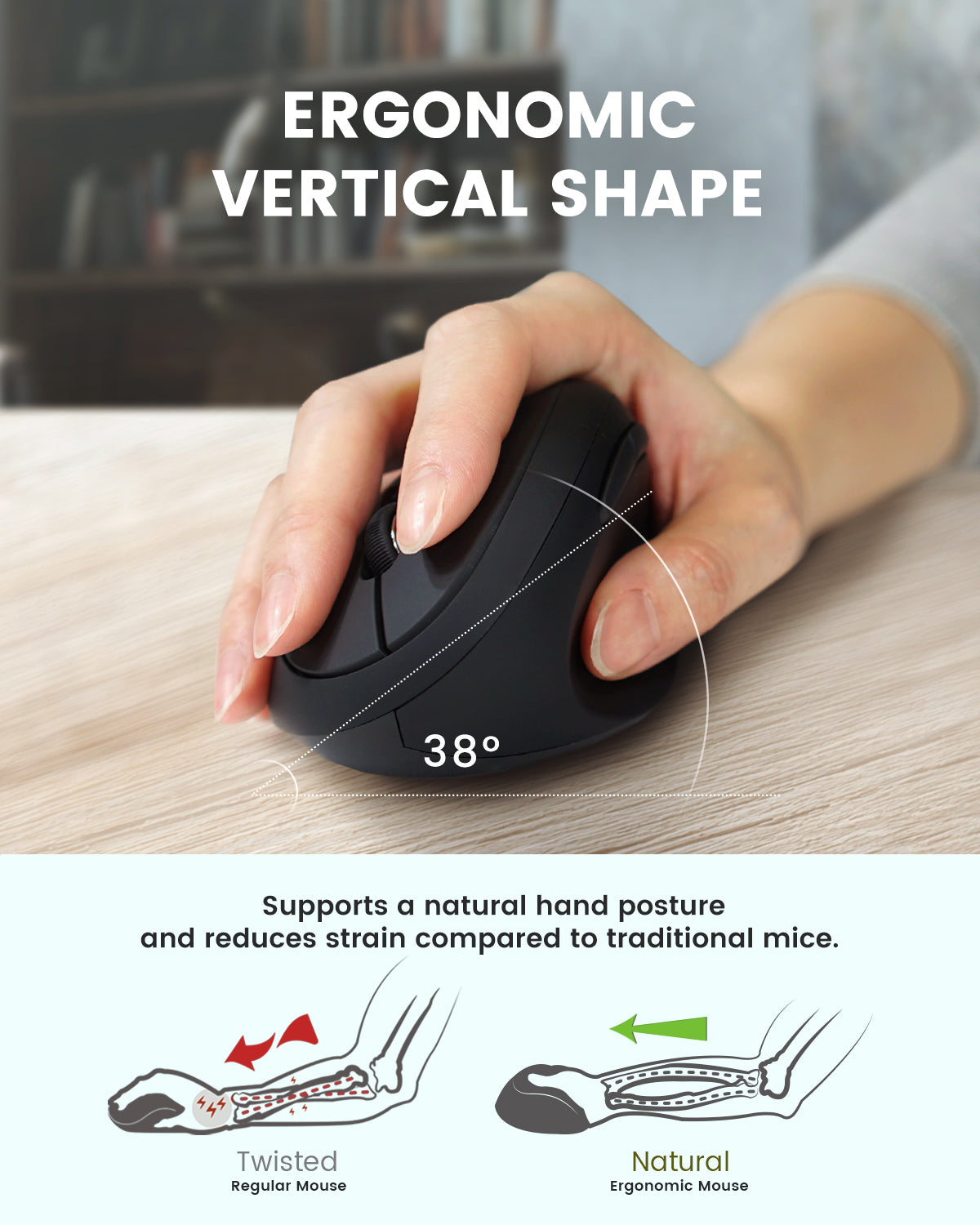 perixx-perimice-719rx-wireless-rechargeable-ergonomic-vertical-mouse image 3