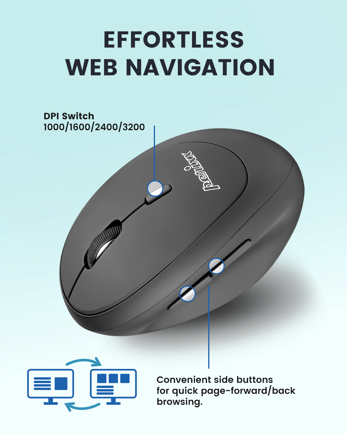 perixx-perimice-719rx-wireless-rechargeable-ergonomic-vertical-mouse image 6