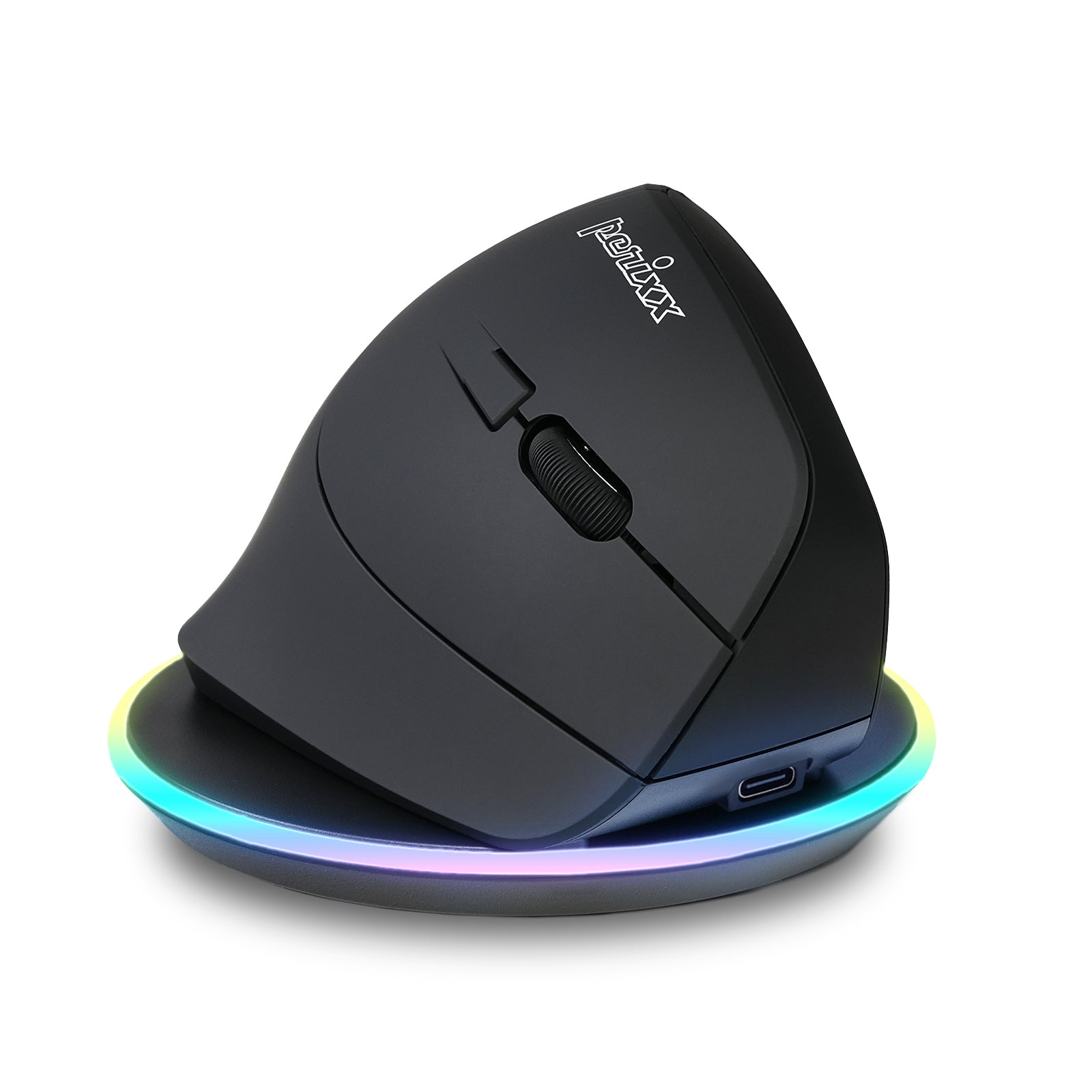 perixx-perimice-715r-wireless-rechargeable-vertical-mouse-right-handed image 1