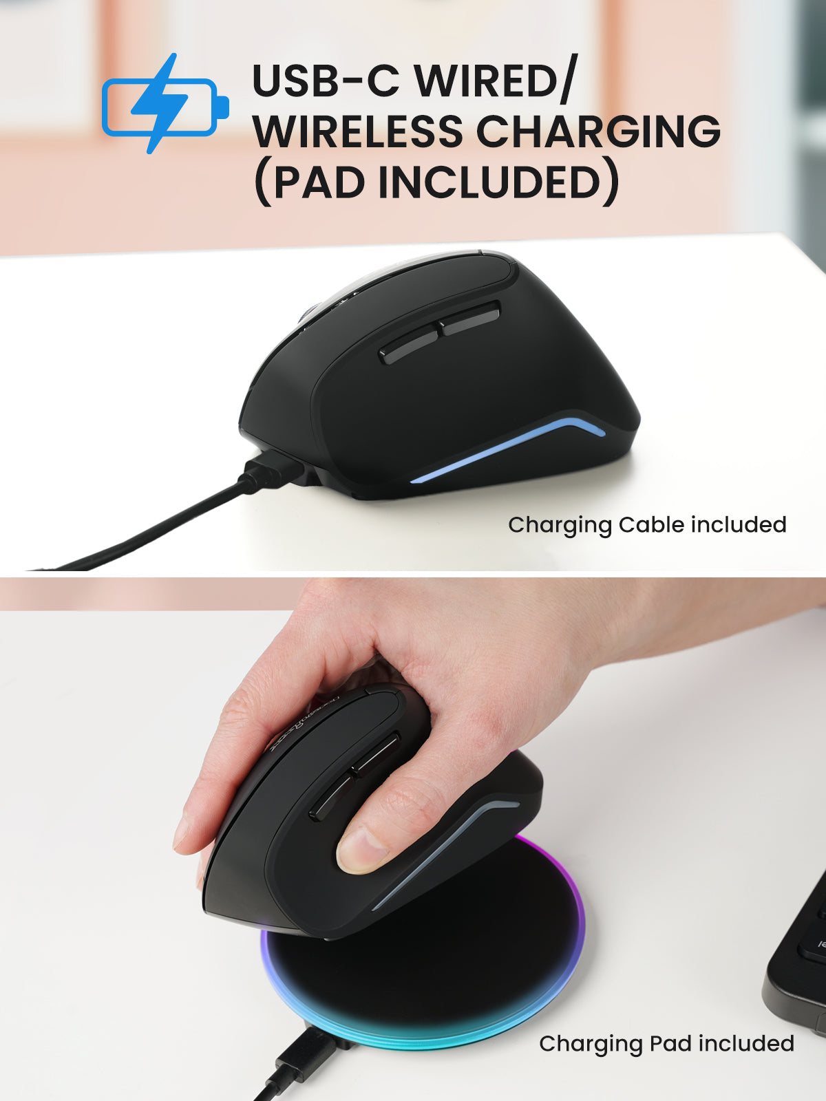 perixx-perimice-715r-wireless-rechargeable-vertical-mouse-right-handed image 7