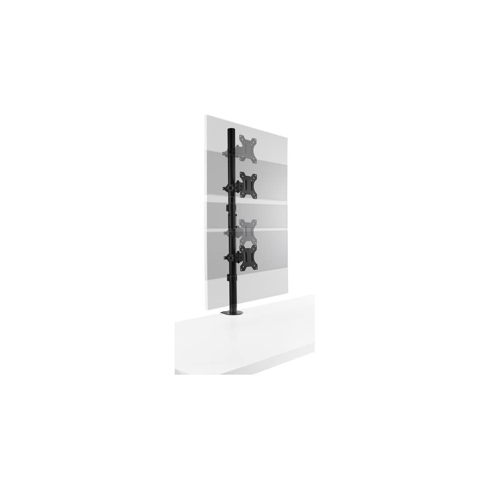 kensington-stacked-monitor-mount-with-vesa-mount-vertical-dual-monitor-stand-wit image 7