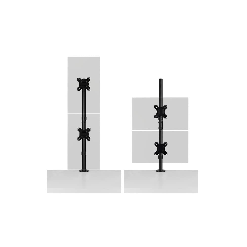 kensington-stacked-monitor-mount-with-vesa-mount-vertical-dual-monitor-stand-wit image 6