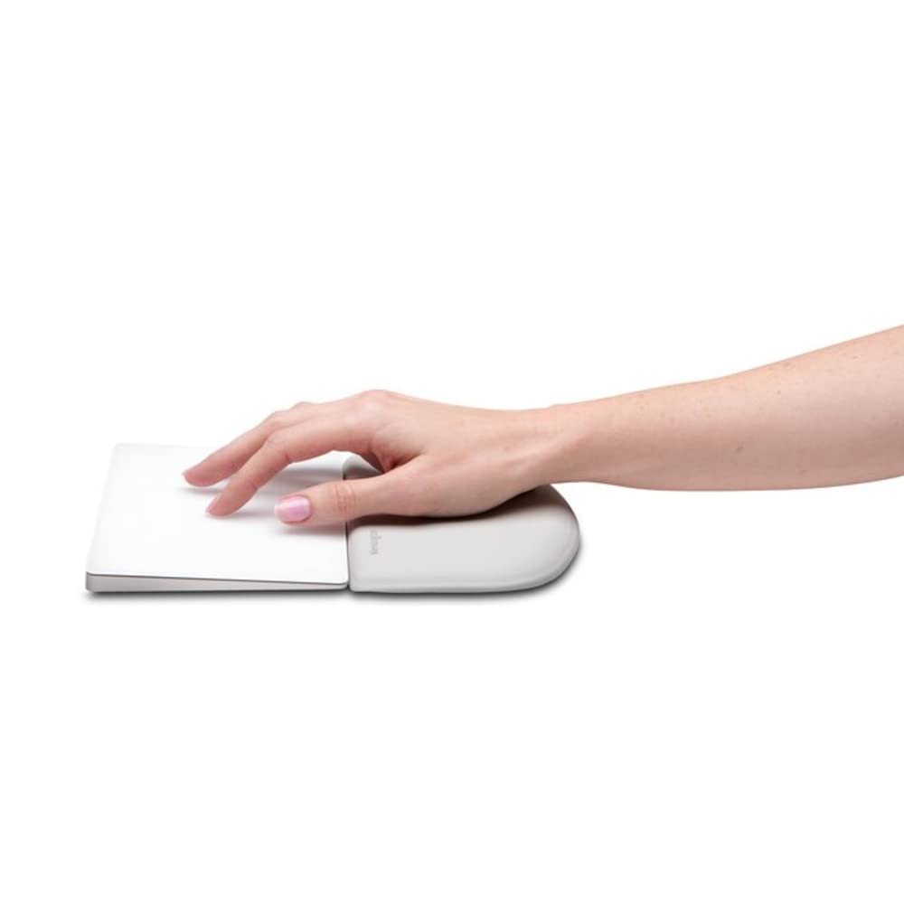 kensington-ergosoft-wrist-rest-for-slim-mouse-trackpad-k50436ww-white-gel-cushio image 2