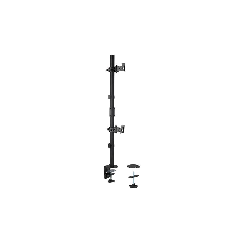 kensington-stacked-monitor-mount-with-vesa-mount-vertical-dual-monitor-stand-wit image 1