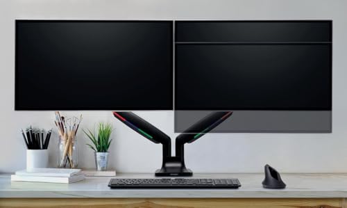kensington-smartfit-one-touch-height-adjustable-dual-monitor-arm-k59601ww-black image 8