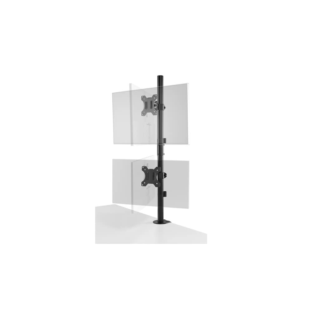 kensington-stacked-monitor-mount-with-vesa-mount-vertical-dual-monitor-stand-wit image 4