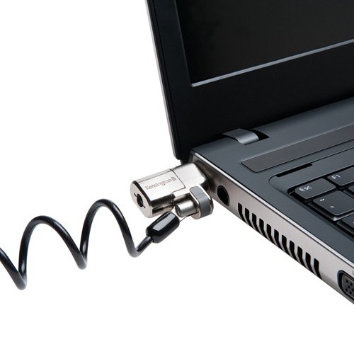kensington-k64699us-clicksafe-portable-keyed-laptop-computer-lock-black-silver image 7