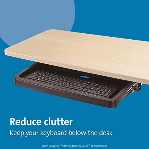 kensington-underdesk-basic-keyboard-drawer-k60009us-space-saving-sliding-tray-bl image 8