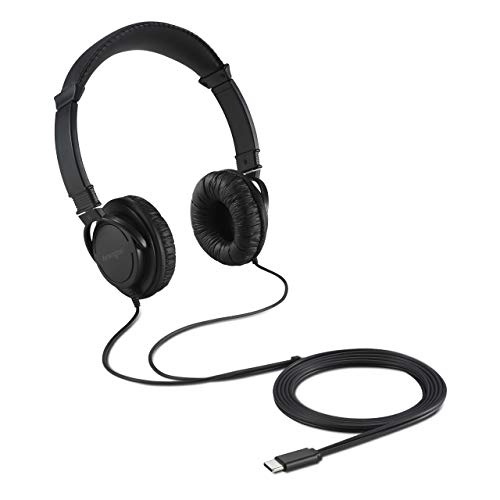 kensington-usb-c-hi-fi-headphones-k97456ww-on-ear-with-40mm-drivers-safe-listeni image 7