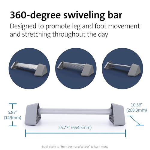 kensington-rocking-foot-rest-for-under-desk-ergonomic-360-swiveling-bar-300lb-ca image 8