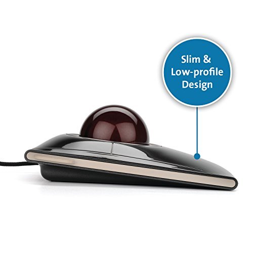 kensington-slimblade-trackball-mouse-wired-usb-ergonomic-desktop-trackball-laser image 7