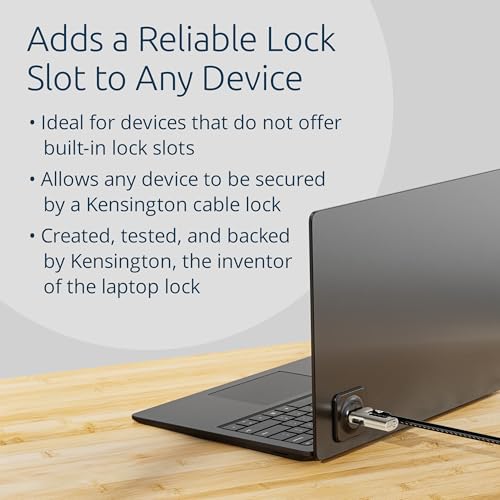 kensington-k60206ww-nano-security-slot-adapter-kit-with-cable-lock-and-adhesive- image 8