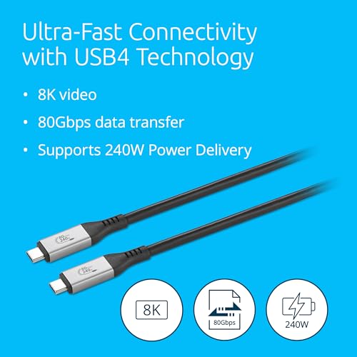 kensington-usb4-cable-1-5m-80gbps-8k-video-240w-power-delivery-k32301ww image 7