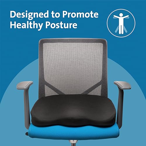 kensington-comfort-foam-seat-cushion-k55805ww-ergonomic-memory-foam-chair-pad-fo image 8