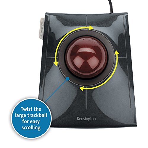 kensington-slimblade-trackball-mouse-wired-usb-ergonomic-desktop-trackball-laser image 5