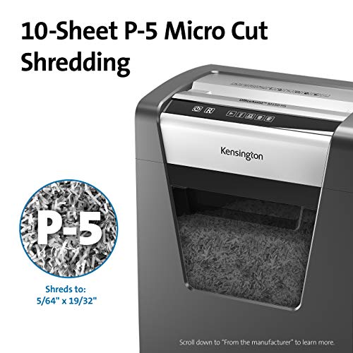kensington-k52077am-officeassist-m150-hs-anti-jam-micro-cut-shredder image 8