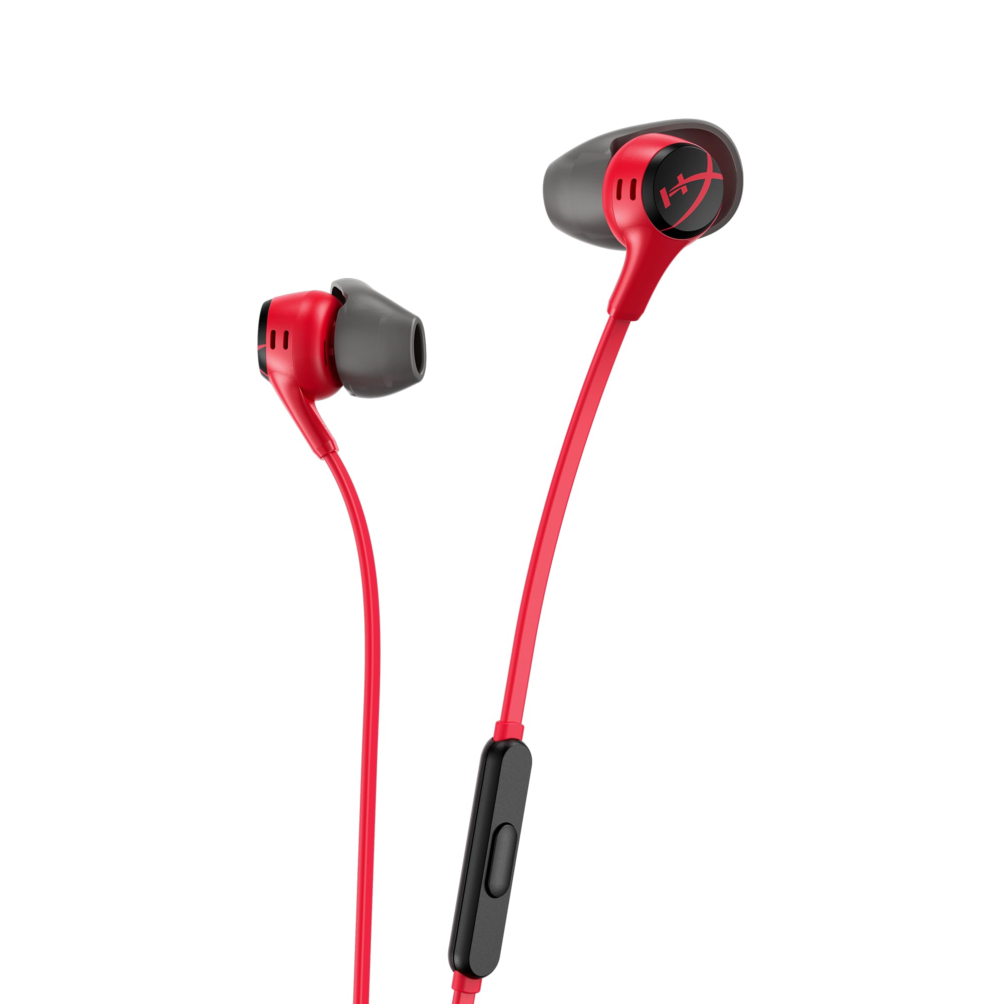 hyperx-cloud-earbuds-ii-wired-gaming-earbuds-with-14mm-drivers-4-eartips-hard-sh image 1
