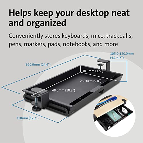 kensington-clamp-on-storage-drawer-under-desk-storage-drawer-damage-free-install image 8