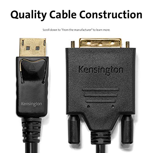 kensington-displayport-1-2-to-dvi-d-cable-6ft-k33023ww image 8