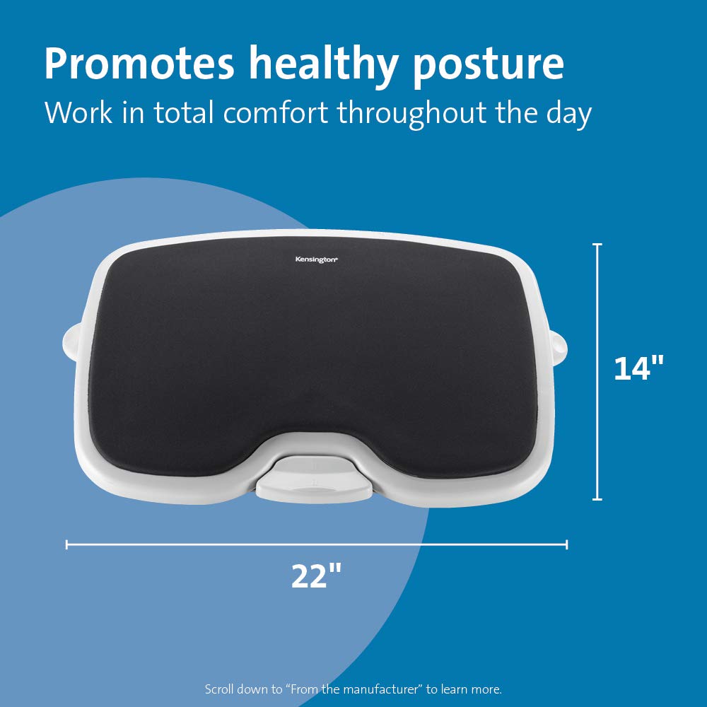 kensington-smartfit-comfort-memory-foam-footrest-k56144usf-adjustable-height-and image 2