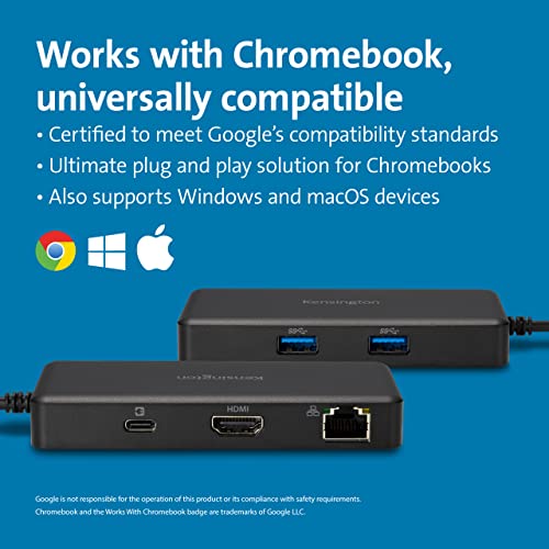 kensington-g1000p-usb-c-mini-dock-with-4k-hdmi-85w-power-pass-through-for-chrome image 8