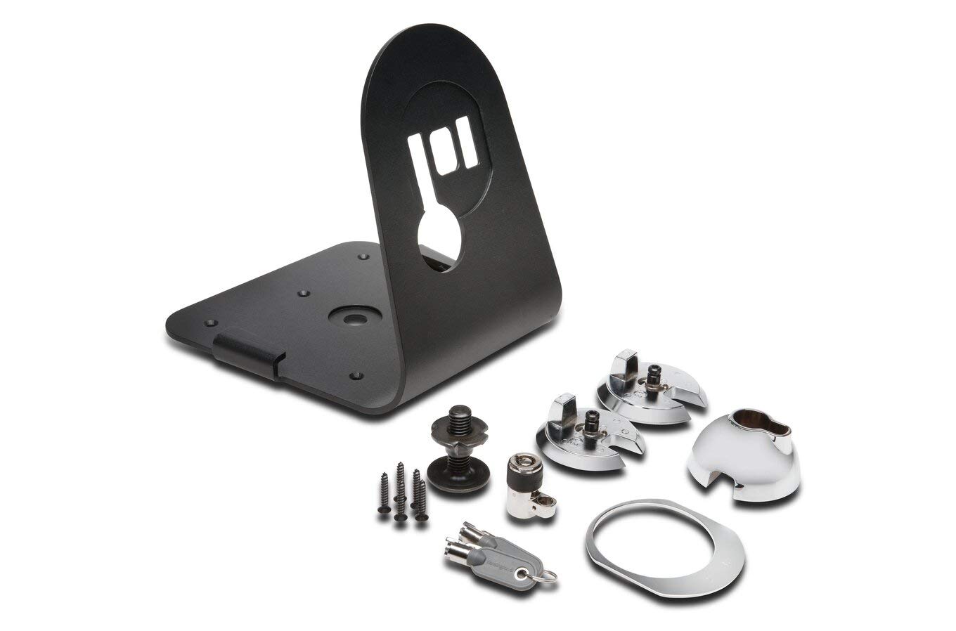kensington-safestand-universal-keyed-locking-station-for-imac-k67822ww-chrome image 1