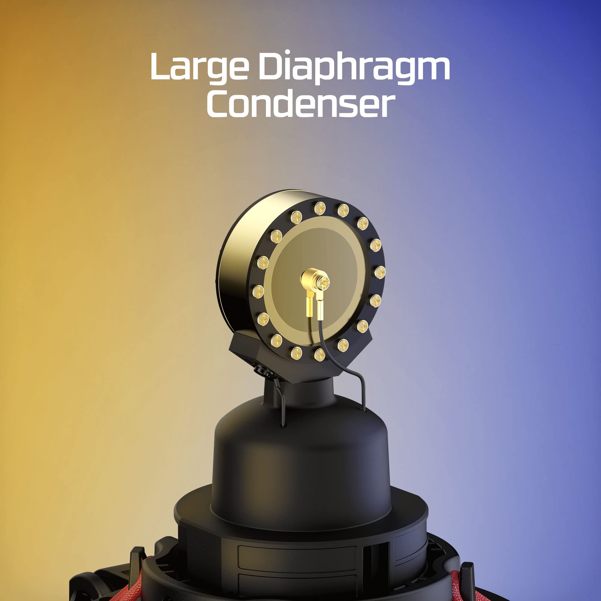 hyperx-procast-large-diaphragm-condenser-microphone-with-xlr-connection-cardioid image 4