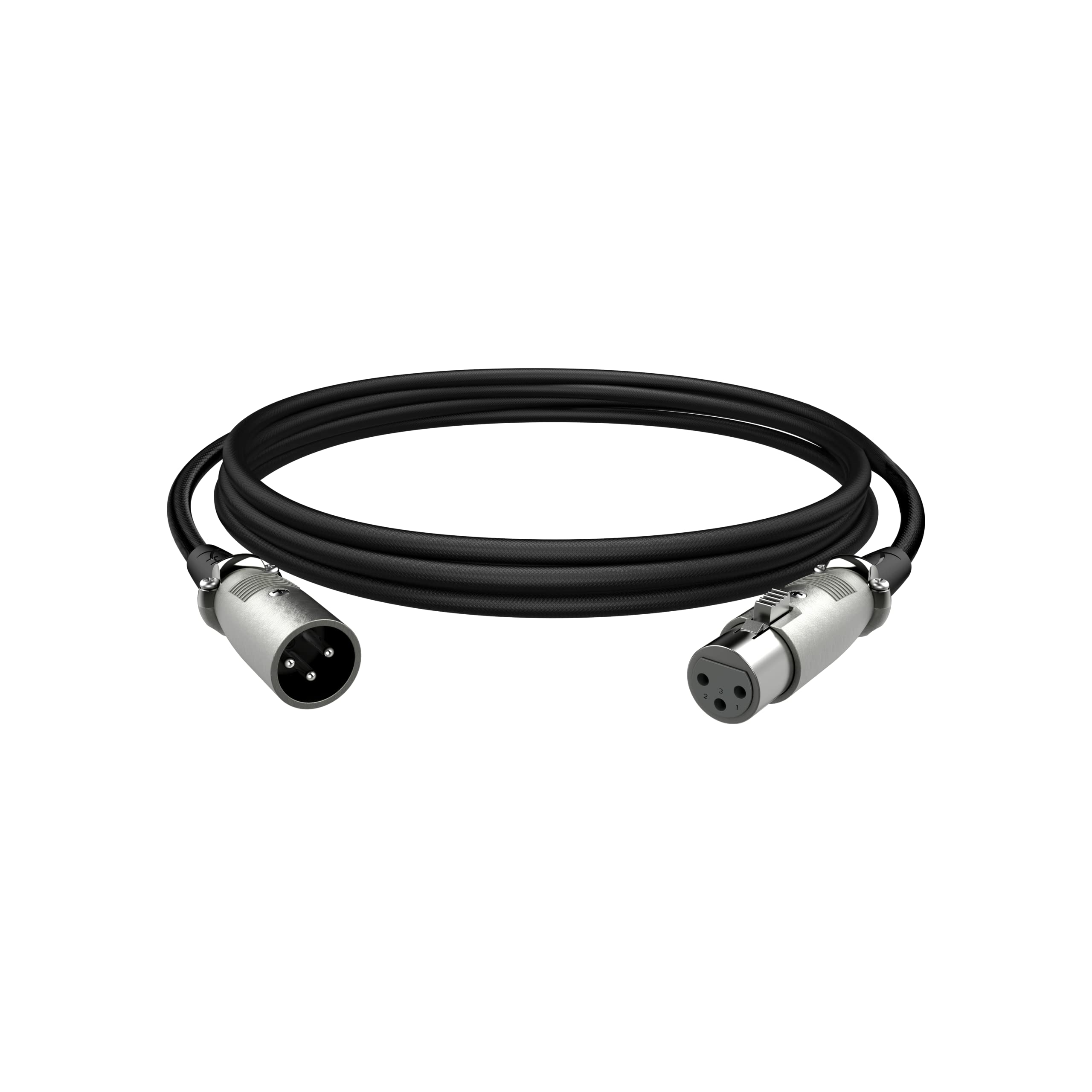 hyperx-xlr-cable-male-to-female-3-pin-10-foot-black image 1