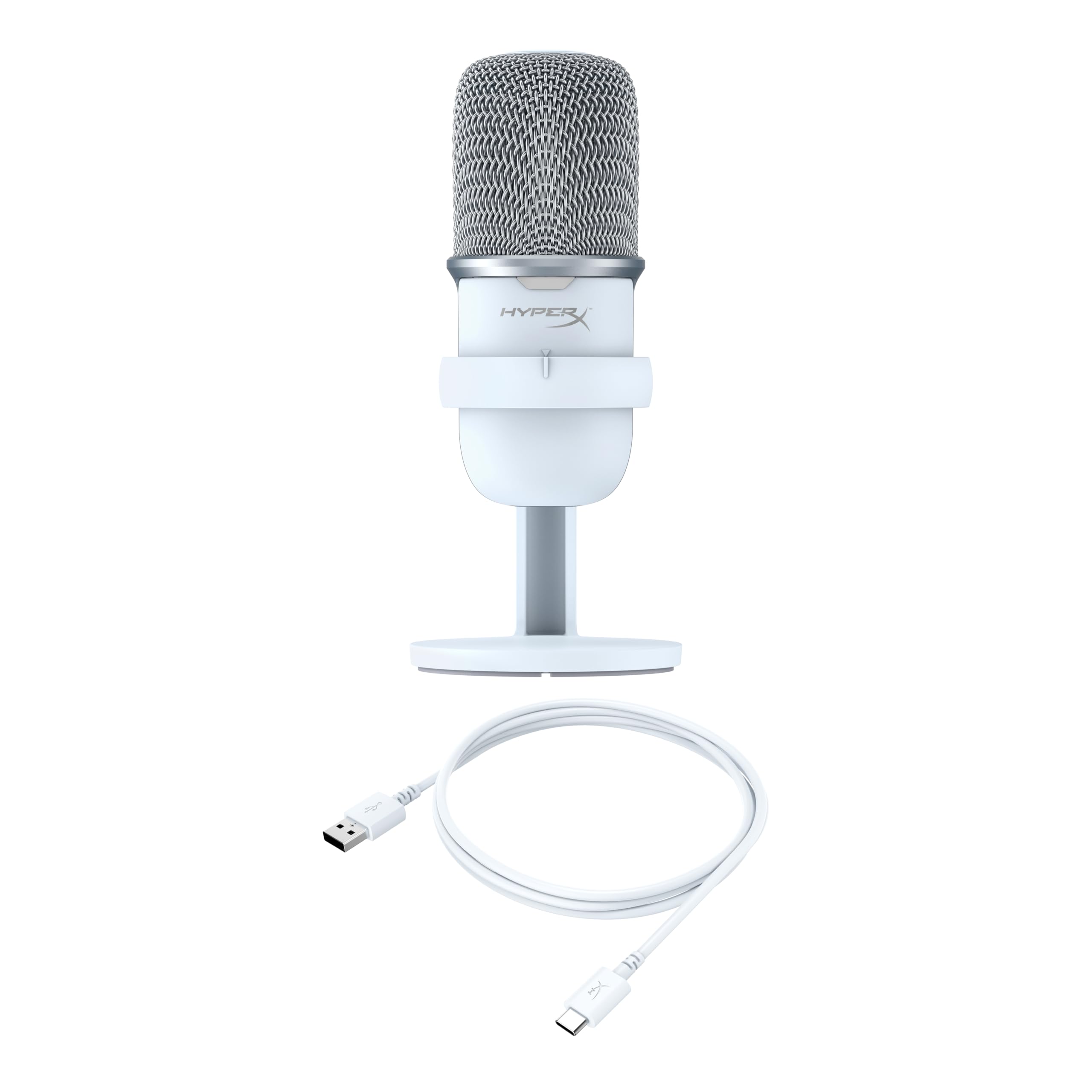 hyperx-solocast-usb-condenser-gaming-microphone-for-pc-ps5-ps4-mac-white image 2