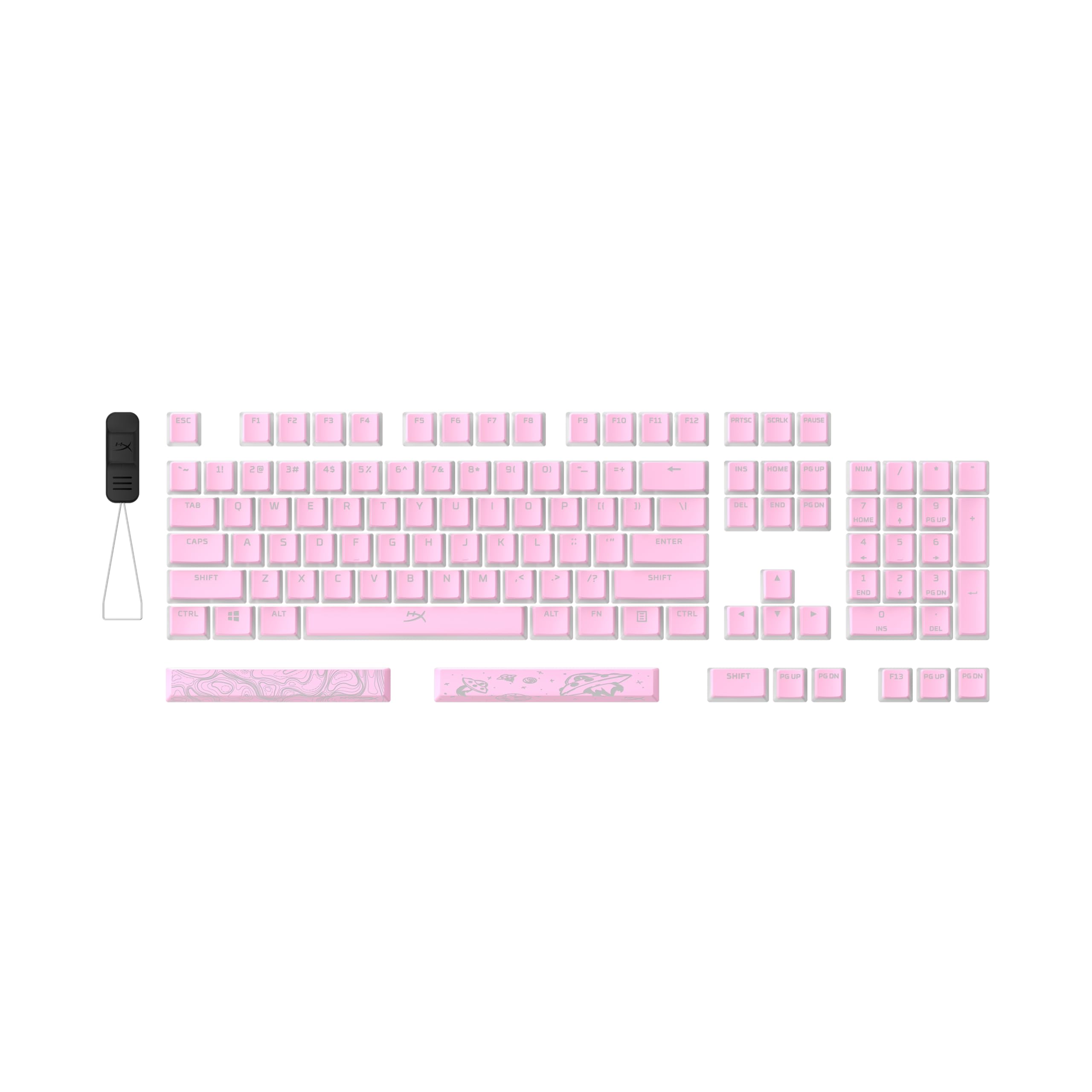 hyperx-pudding-keycaps-2-full-key-set-pbt-112-keys-pink image 1