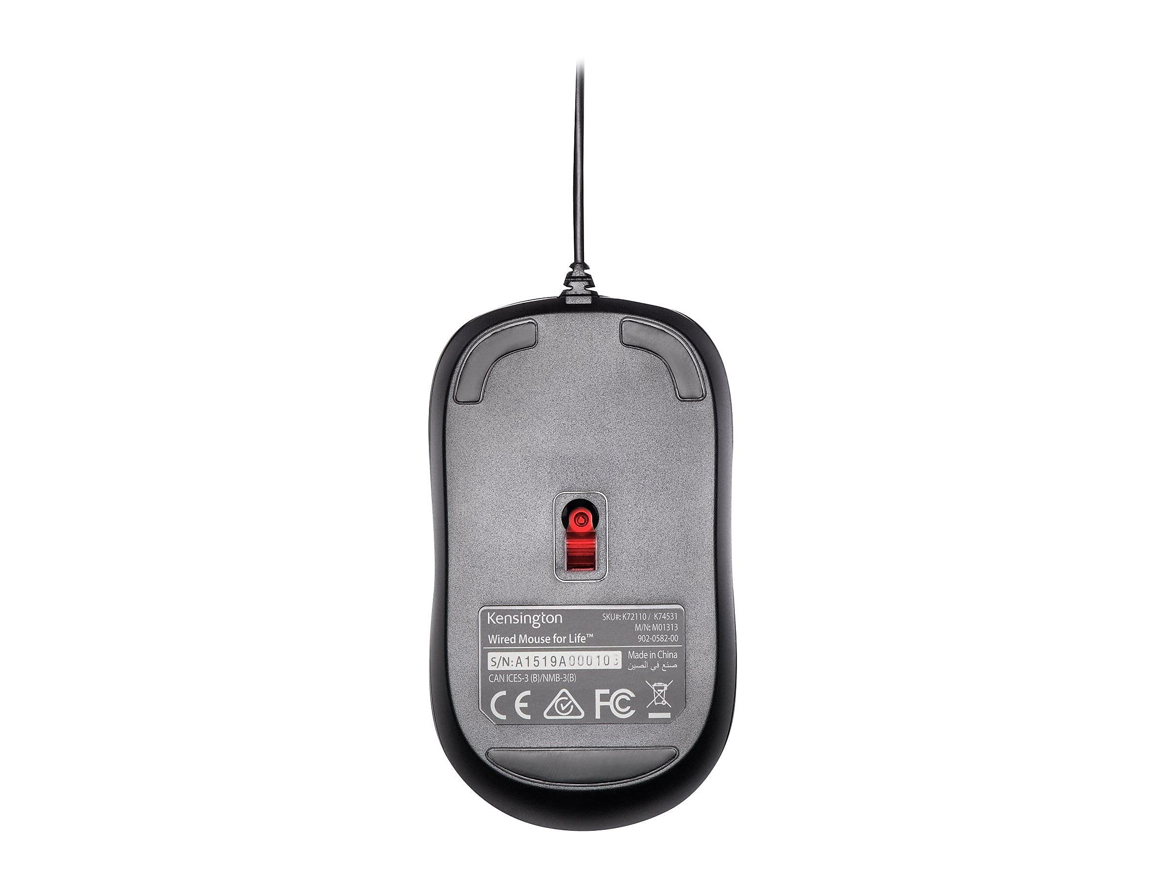 kensington-silent-mouse-for-life-wired-usb-mouse-black-k72110us image 4