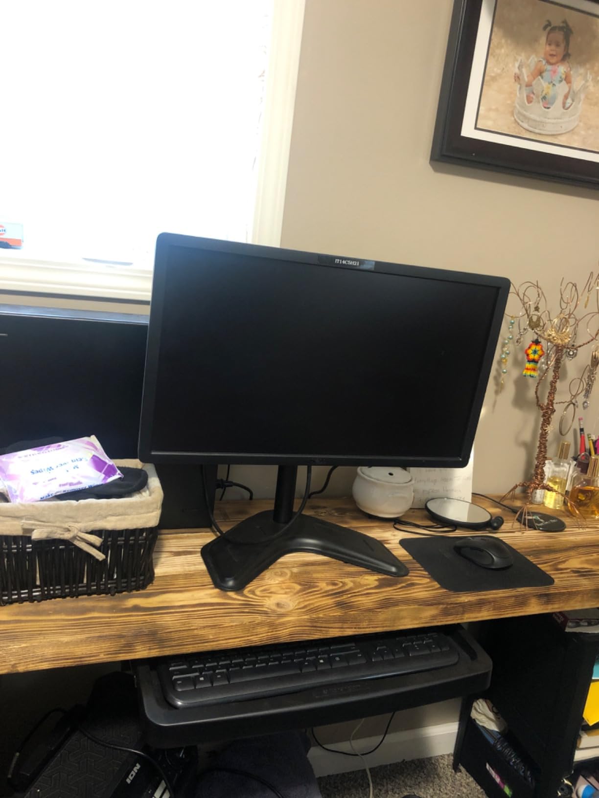 Saves space and works well