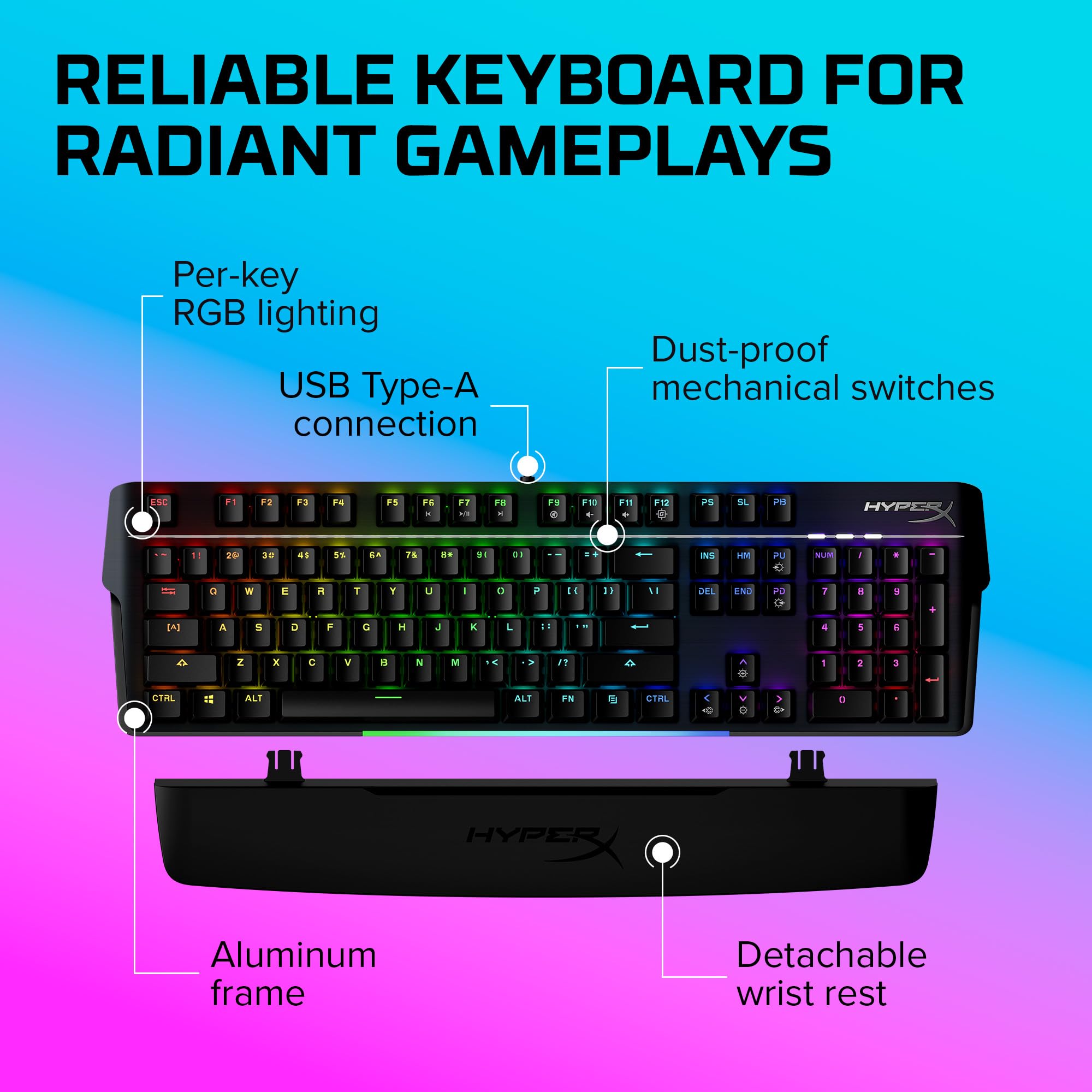 hyperx-alloy-mkw100-mechanical-gaming-keyboard-full-size-rgb-dust-proof-switches image 8
