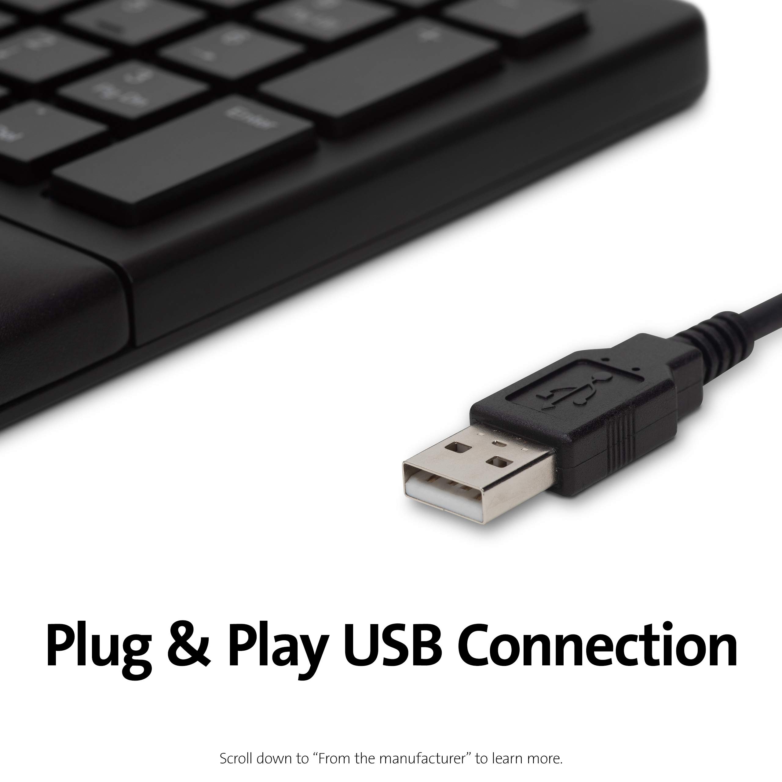 kensington-pro-fit-ergonomic-wired-keyboard-k75400us-split-design-built-in-cushi image 6
