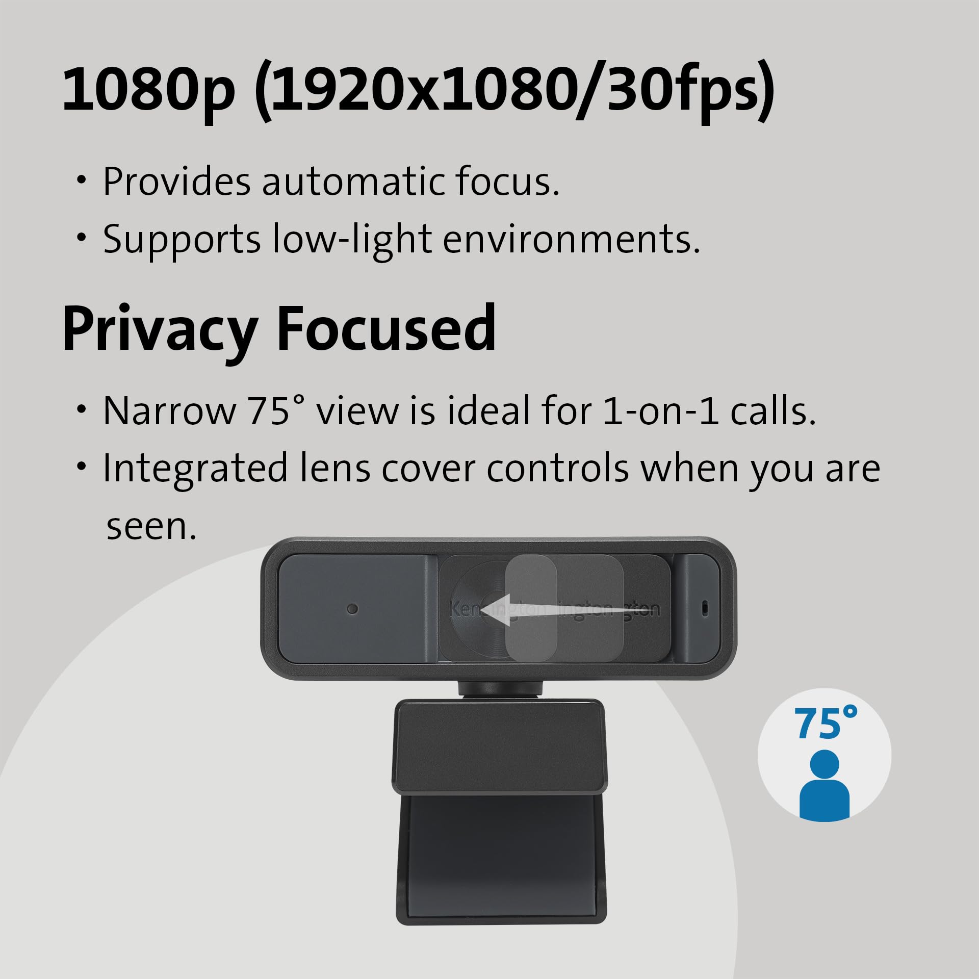kensington-w2005-1080p-auto-focus-webcam-with-integrated-lens-cover-k81180ww image 3