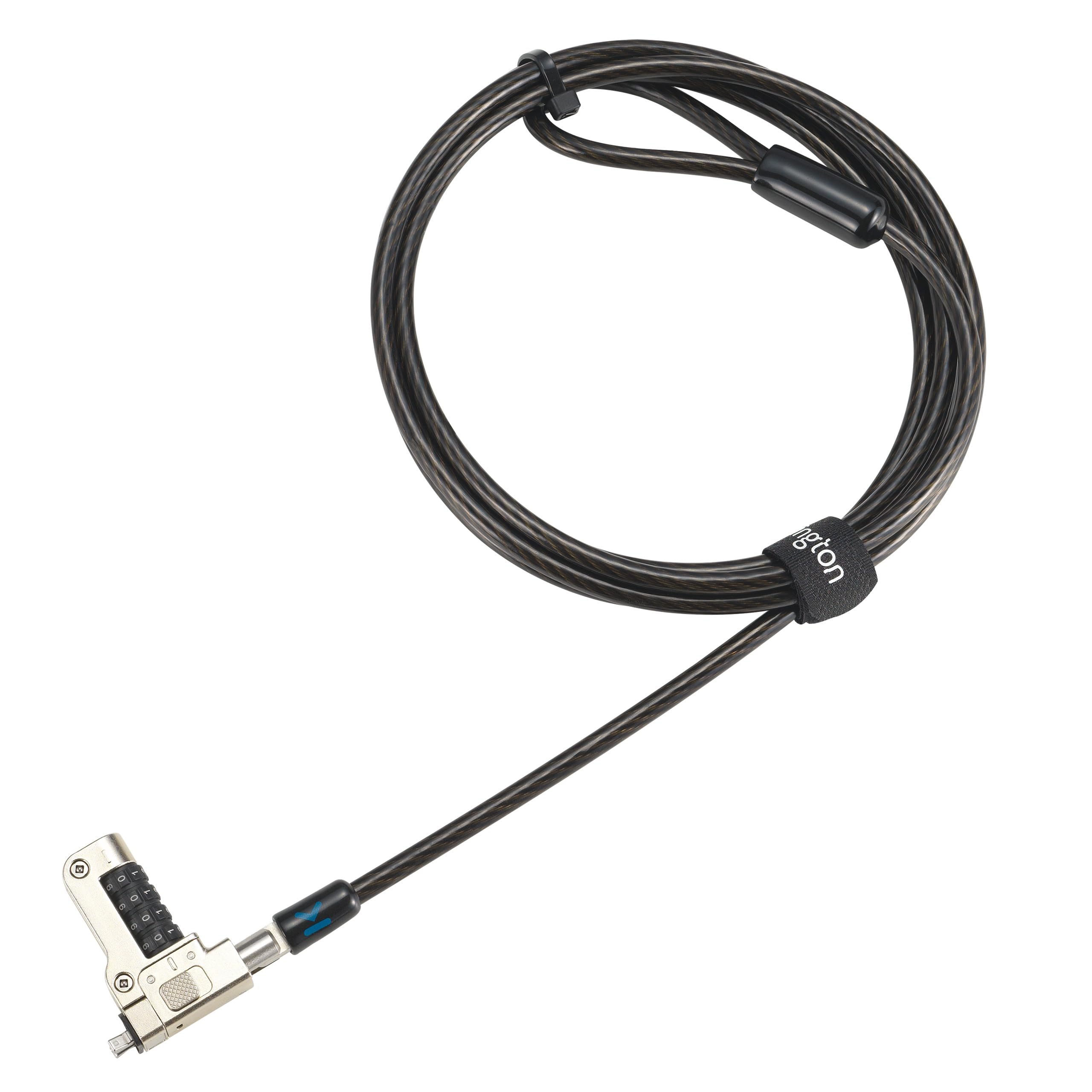 kensington-slim-n17-2-0-combination-laptop-lock-for-wedge-shaped-slot-dell-lapto image 1