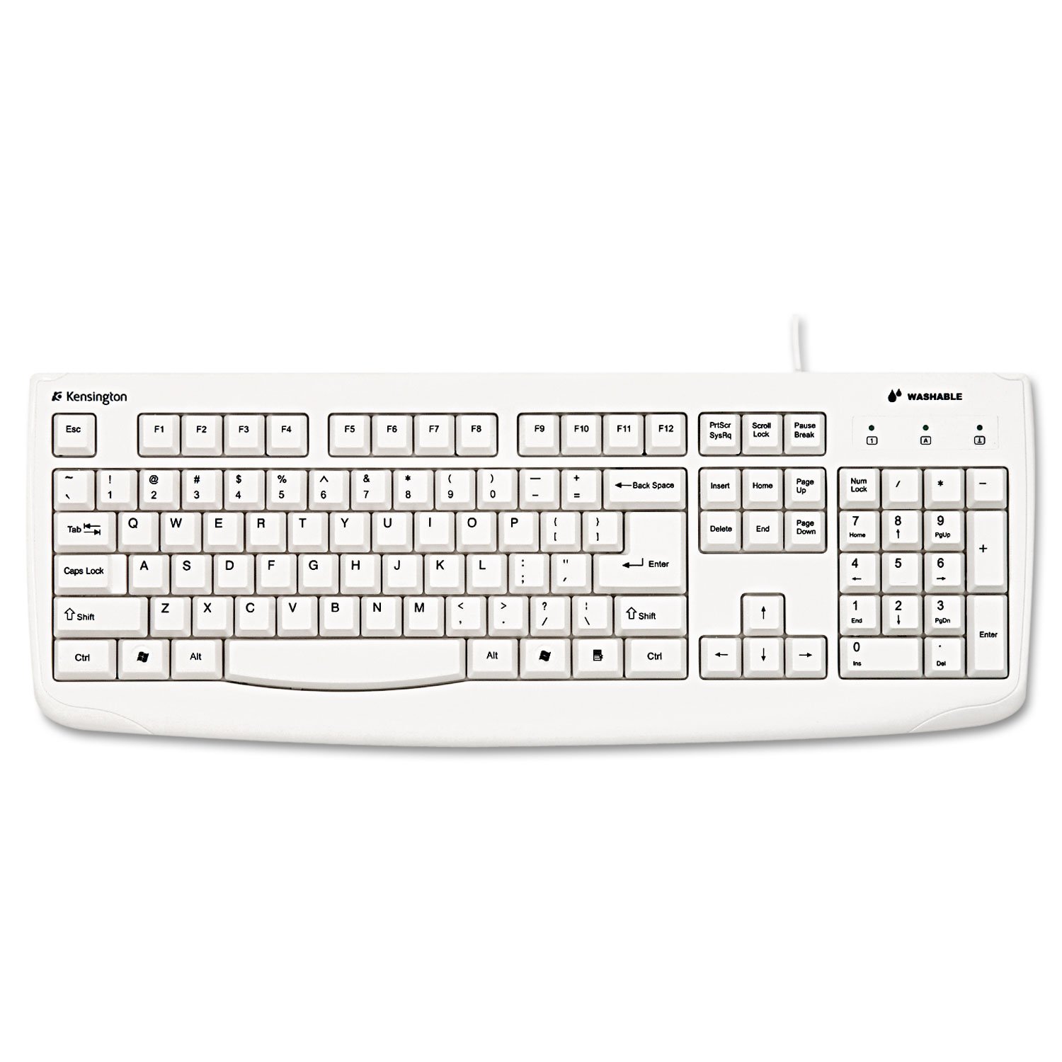 kensington-pro-fit-usb-washable-keyboard-waterproof-spill-resistant-fully-submer image 1