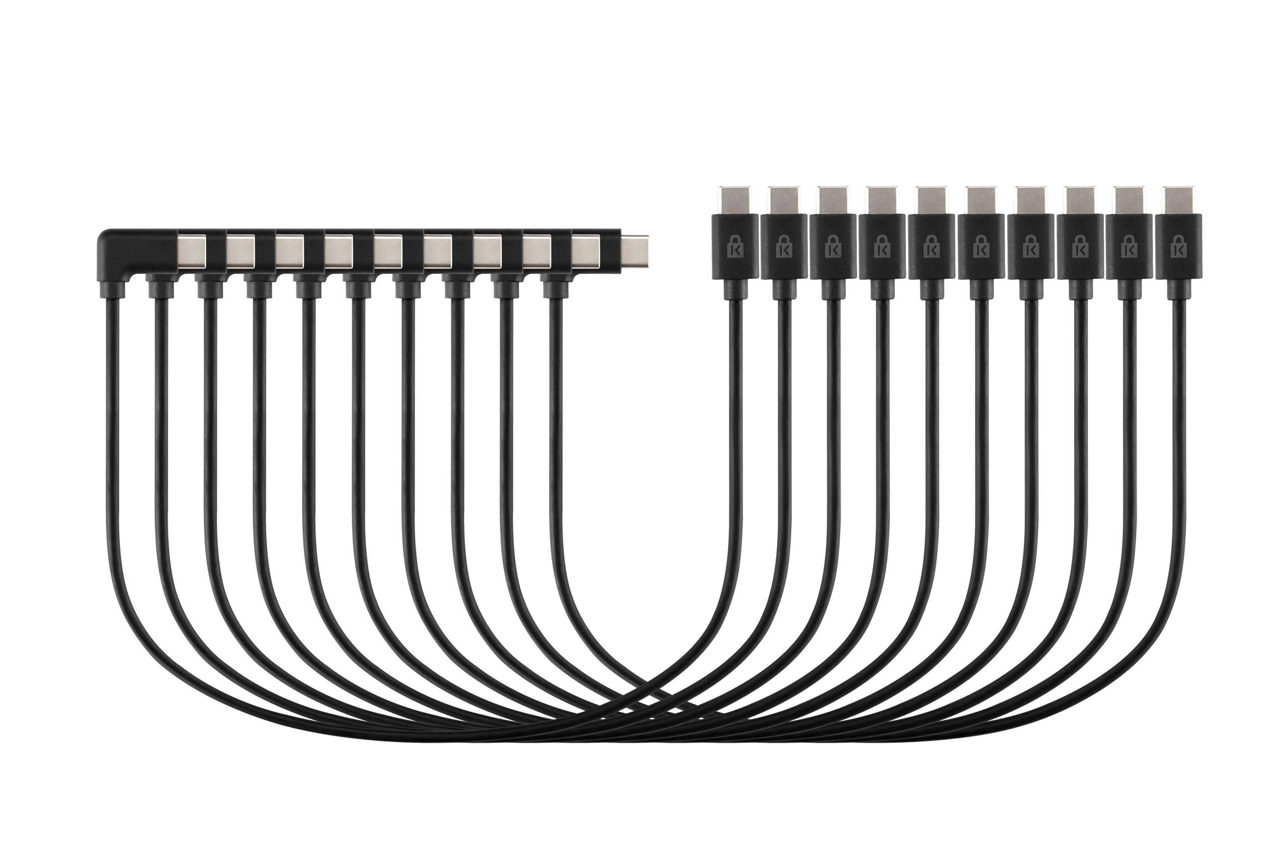 kensington-usb-c-charging-cable-10-pack-12-4-3a-with-90-degree-connector-for-k67 image 1